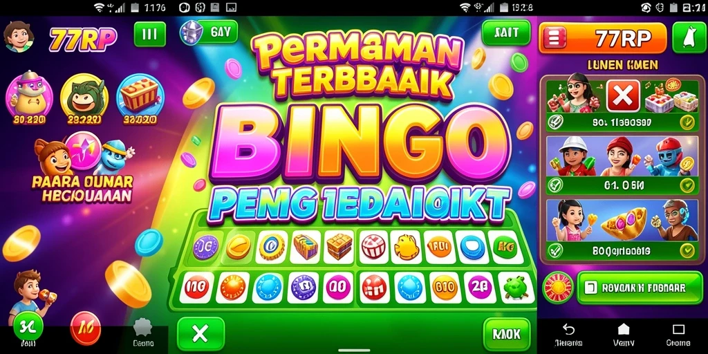 Tampilkan gameplay seru saat bermain Bingo di 77RP.