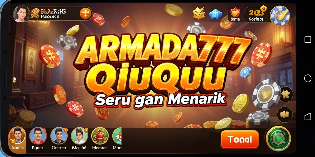 Screenshot dari gameplay seru ARMADA777 QiuQiu.