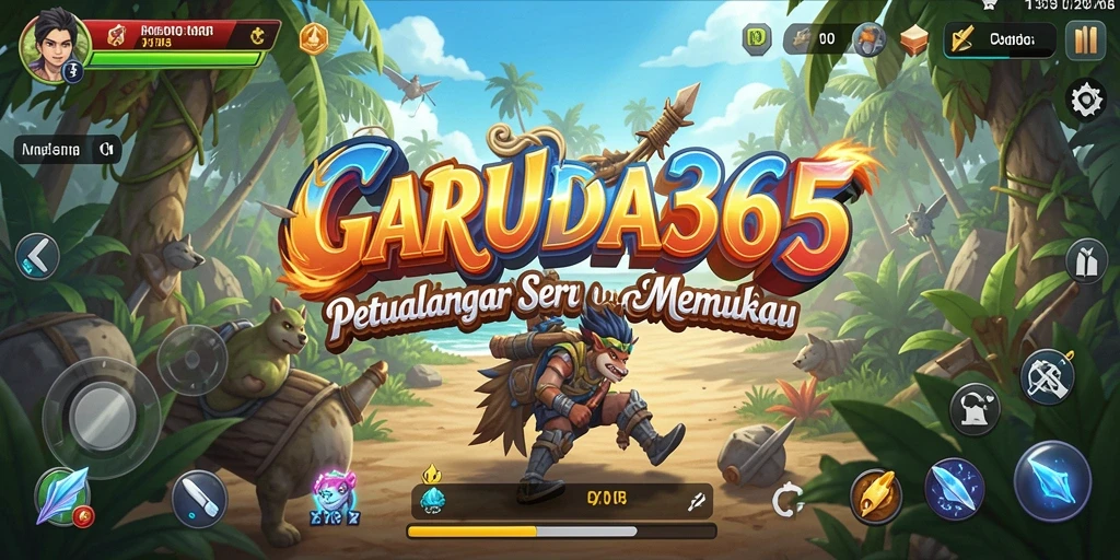 Gameplay seru di dunia petualangan GARUDA365.