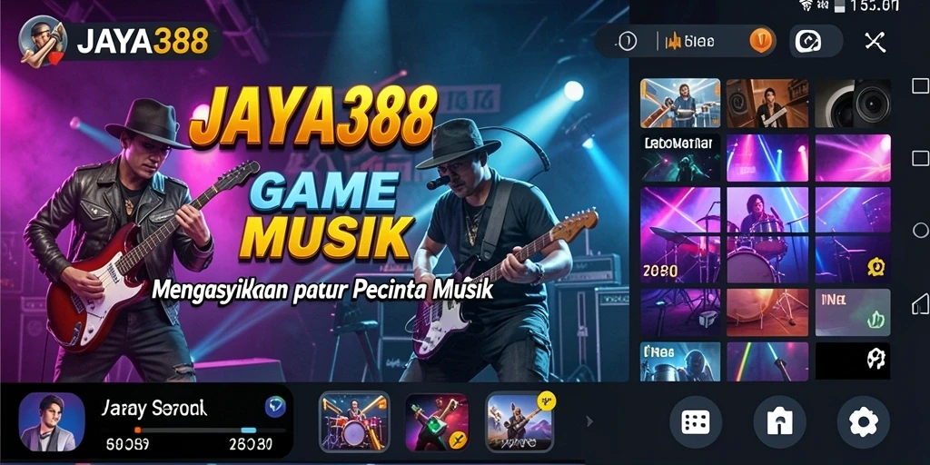 Tampilan gameplay menarik saat bermain musik di JAYA388.