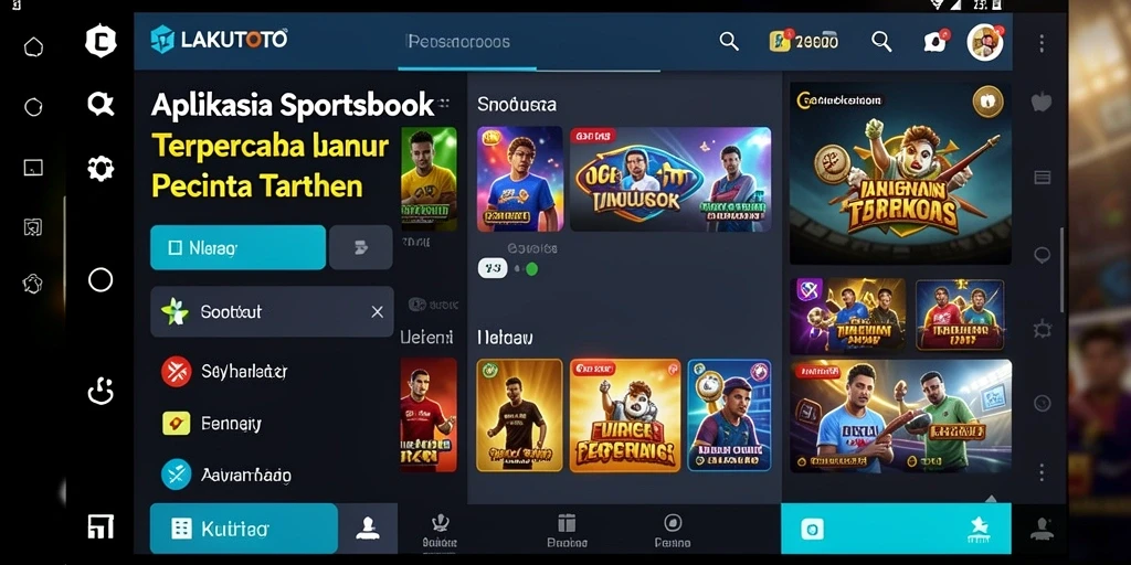 Tampilan gameplay taruhan olahraga di LAKUTOTO yang menarik.