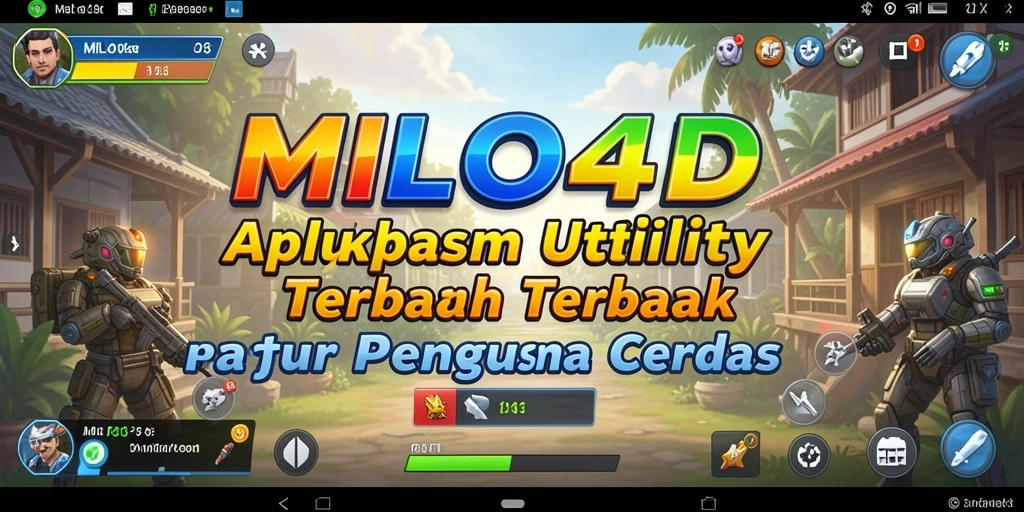 Tampilan tampilan utama aplikasi Utility MILO4D yang memudahkan pengelolaan.