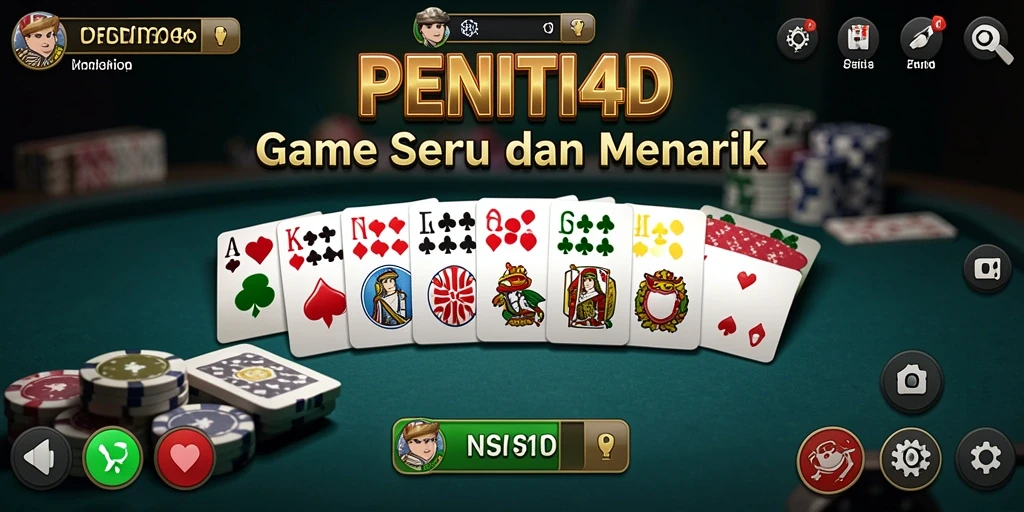 Tampilan utama gameplay PENITI4D yang asyik dan seru.