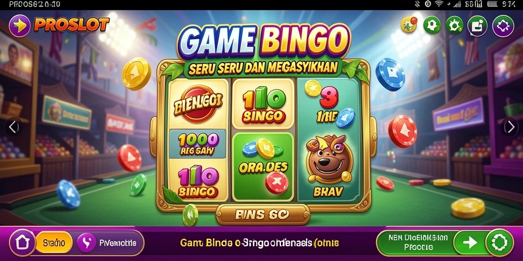 Screenshot gameplay PROSLOT yang menunjukkan keseruan bermain Bingo.