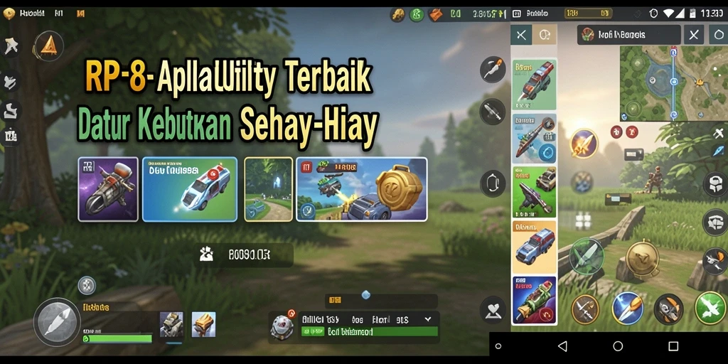 Screenshot utama RP8 dengan tampilan antarmuka pengguna yang intuitif.