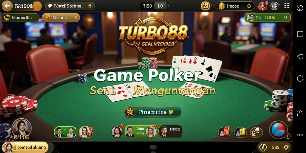 Tampilan gameplay TURBO88 yang menegangkan dan seru.